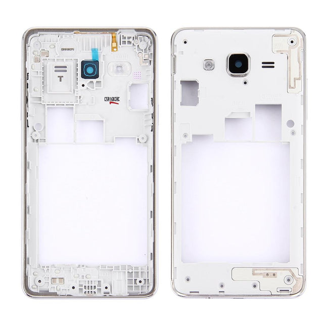 Silver Middle Frame Bezel For Galaxy On5 Double Card Version
