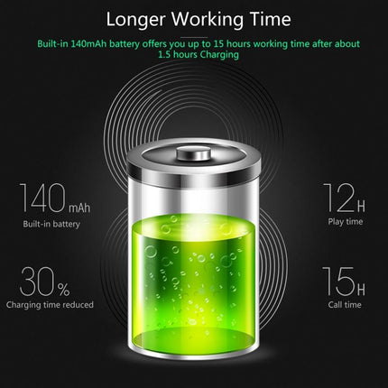 Red Dacom Athlete Bluetooth Earphones With Mic - Sport Running Stereo