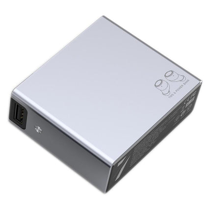 Wireless Tws Earphones With Charging Box - V7 Bluetooth 5.0 - Silver