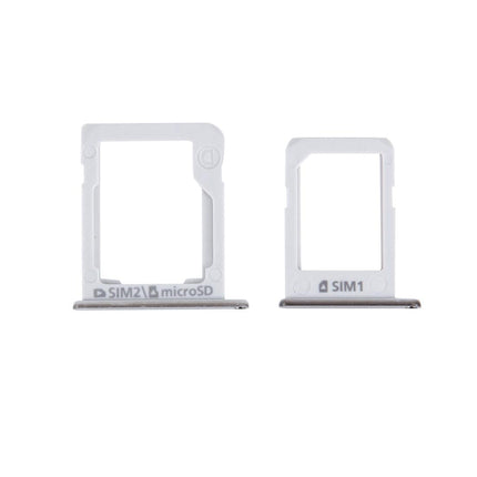 Silver Replacement Sim Card Tray For Galaxy E5 Dual Sim