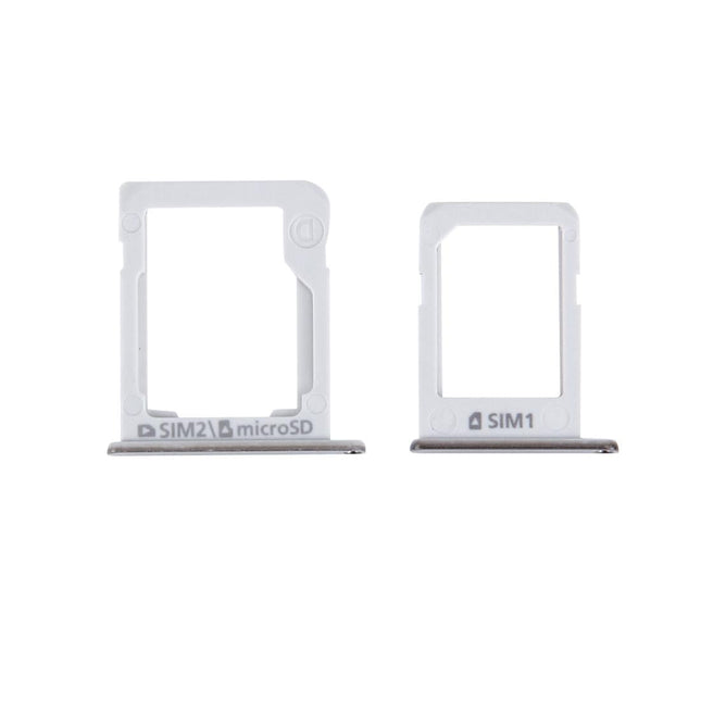 Silver Replacement Sim Card Tray For Galaxy E5 Dual Sim