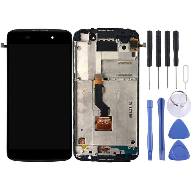 Lcd Screen For Alcatel Idol 3 4.7 Lte With Frame