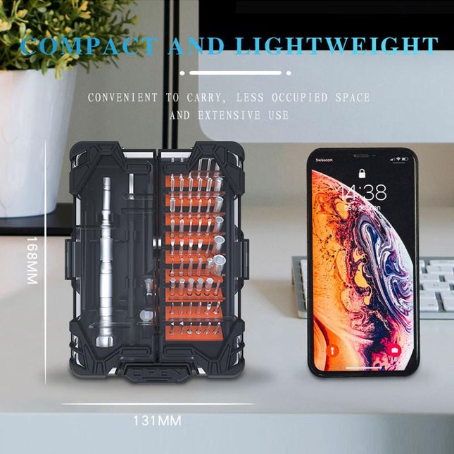 62-In-1 Multi-Functional Screwdriver Set - Repair Tool