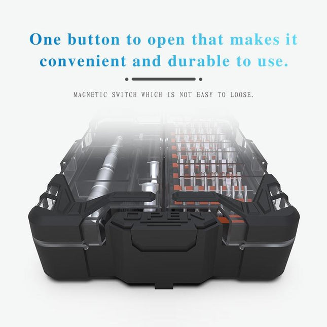 62-In-1 Multi-Functional Screwdriver Set - Repair Tool