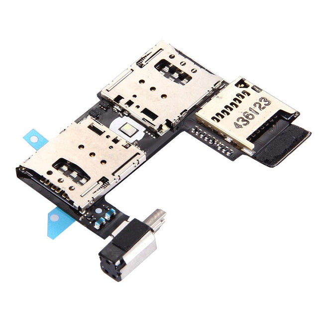 Replacement Sim And Sd Card Socket For Moto G2 Dual Sim