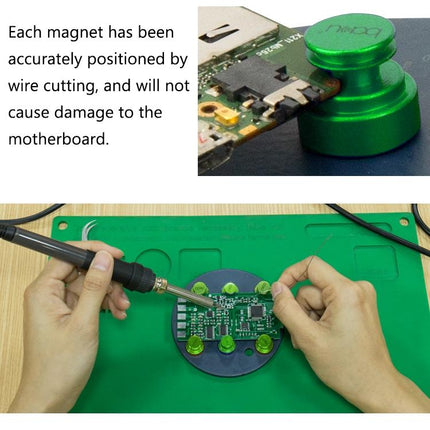 Universal Magnetic Pcb Fixture For Ic Maintenance And Repair