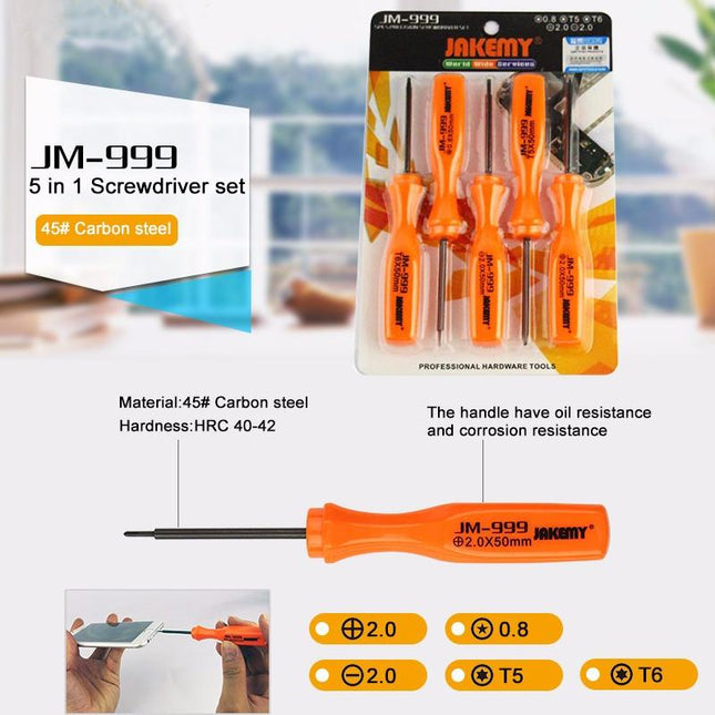 5-In-1 Precision Screwdriver Set For Repair And Opening