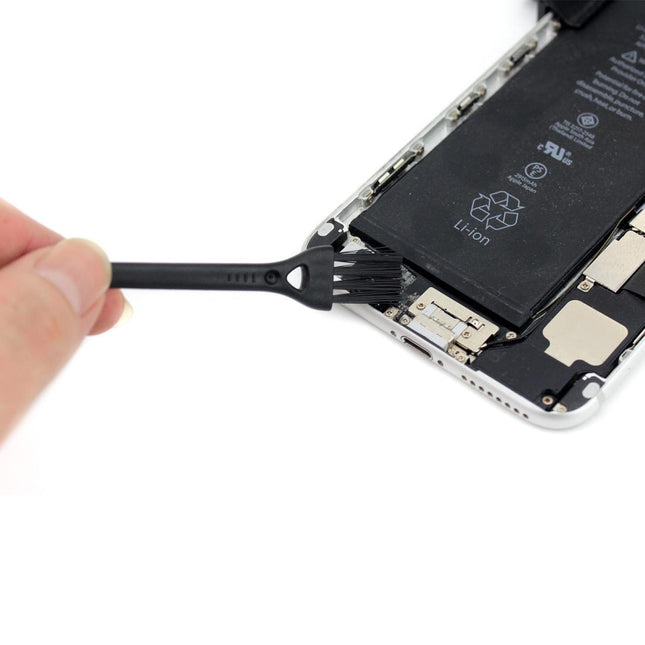 Set Of 10 P8842 Cleaning Brushes 8.5Cm Flat Head With Shrill Tail