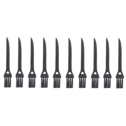 Set Of 10 P8842 Cleaning Brushes 8.5Cm Flat Head With Shrill Tail