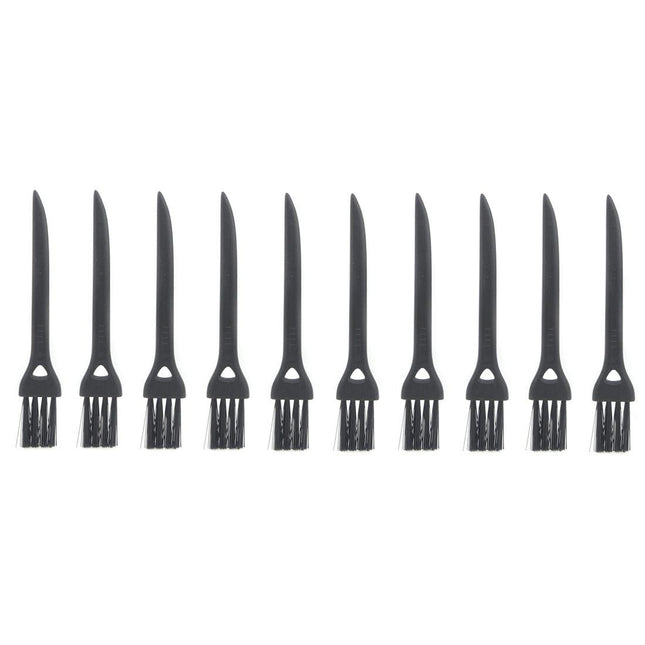 Set Of 10 P8842 Cleaning Brushes 8.5Cm Flat Head With Shrill Tail