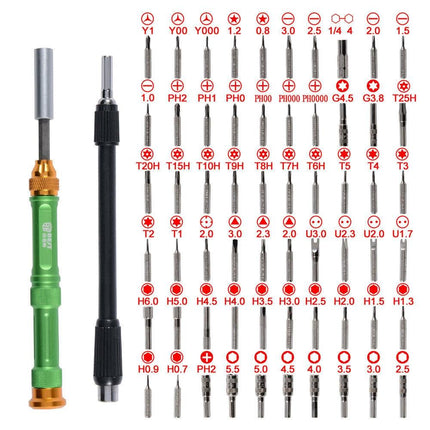 63-Piece Magnetic Screwdriver Set By Best Bst - Professional Bit Driver Kit