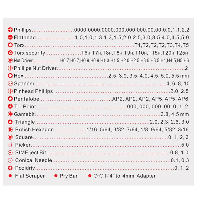 Precision Magnetic Screwdriver Set For Repair - Kaisi K9126