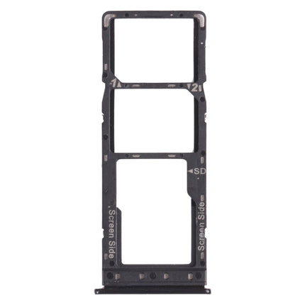 Black Sim Card Tray For Infinix Hot 7 Pro X625B - Micro Sd