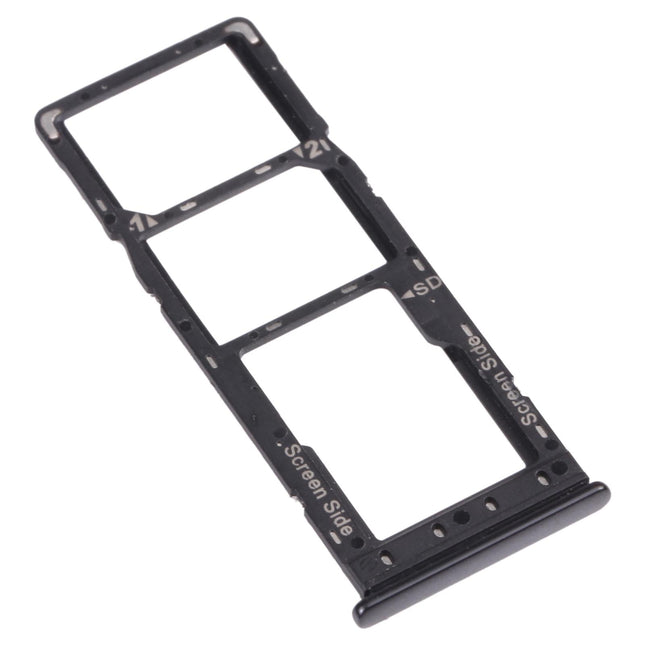Black Sim Card Tray For Infinix Hot 7 Pro X625B - Micro Sd