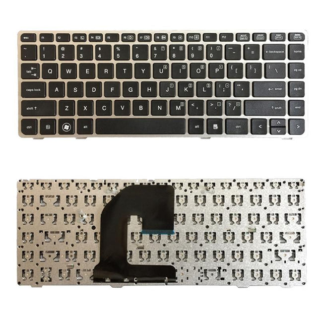 Silver Frame Us Keyboard For Hp Elitebook & Probook