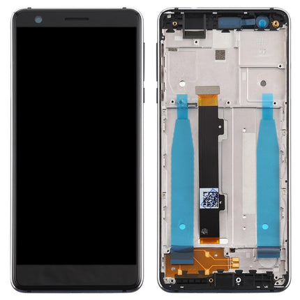 Replacement Lcd Screen For Nokia 3.1 With Frame And Side Keys