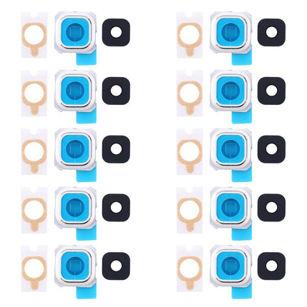 10-Piece Back Camera Bezel & Lens Cover Set For Galaxy S6 Edge