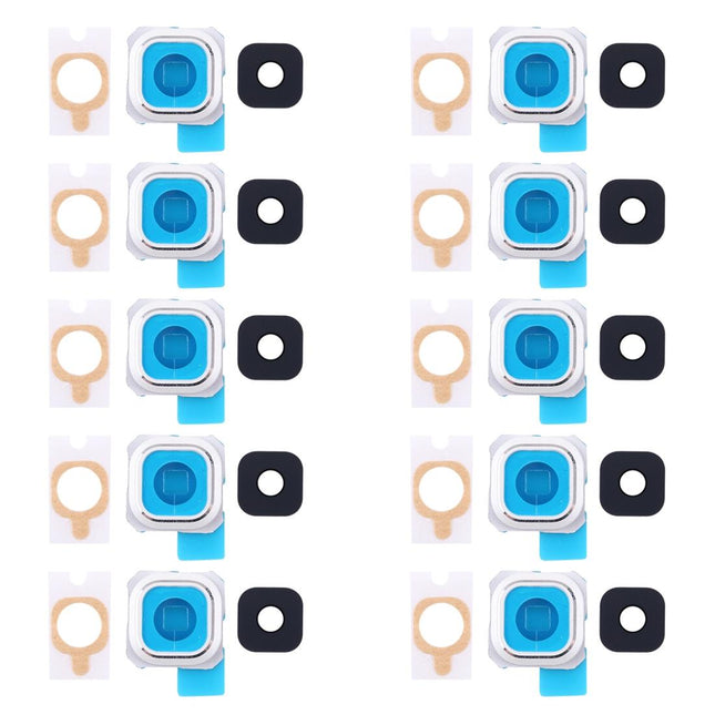 10-Piece Back Camera Bezel & Lens Cover Set For Galaxy S6 Edge