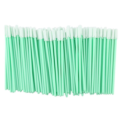 100-Piece Electronic Cleaning Swabs 70X3Mm Size