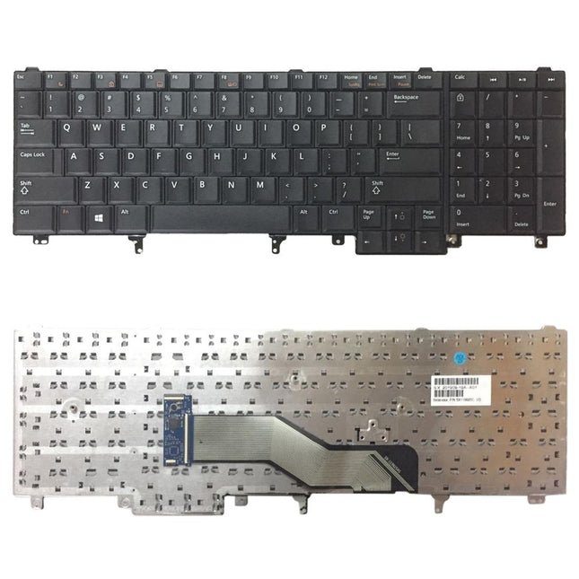 Dell Latitude E6520 E6530 E6540 E5520 E5520M E5530 Keyboard - Us Version