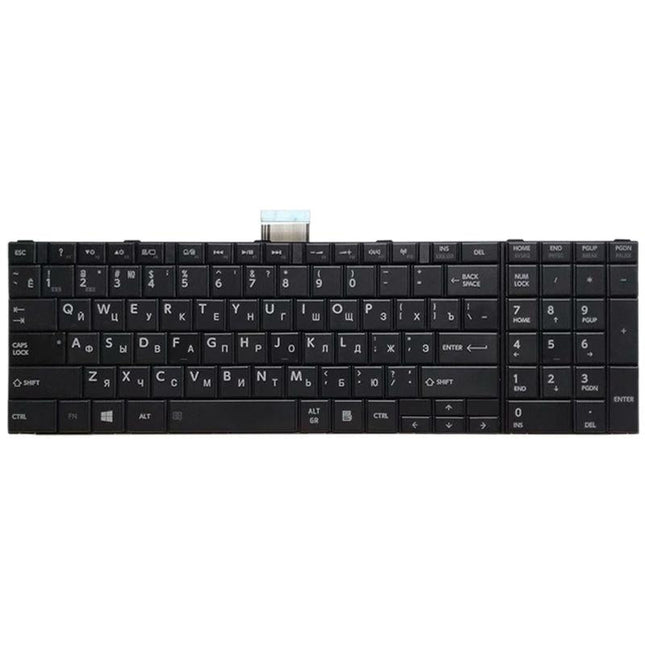 Russian Keyboard For Toshiba Satellite C50 / C55 Series - Black