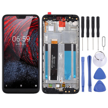 Replacement Lcd Screen For Nokia X6 / 6.1 Plus With Frame And Digitizer Assembly