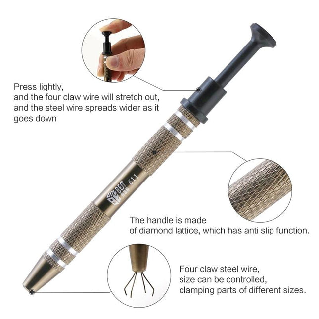 Four-Claw Precision Gripper For Catcher Hand Tool