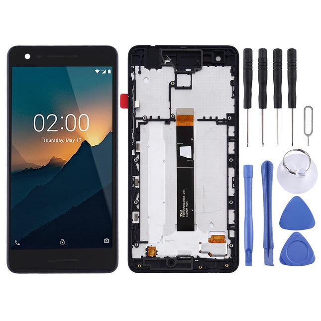 Nokia 2.1 Full Lcd Screen Assembly With Frame - Tft Digitizer