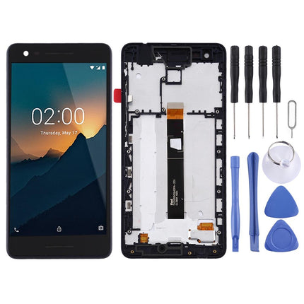 Nokia 2.1 Full Lcd Screen Assembly With Frame - Tft Digitizer