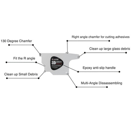 10-Pack Qianli Ultra Thin Pry Spudger For Screen Disassembly