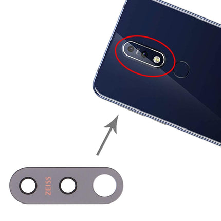 10-Piece Back Camera Lens For Nokia 7.1 - Compatible With Ta 1085 / 1095 / 1096