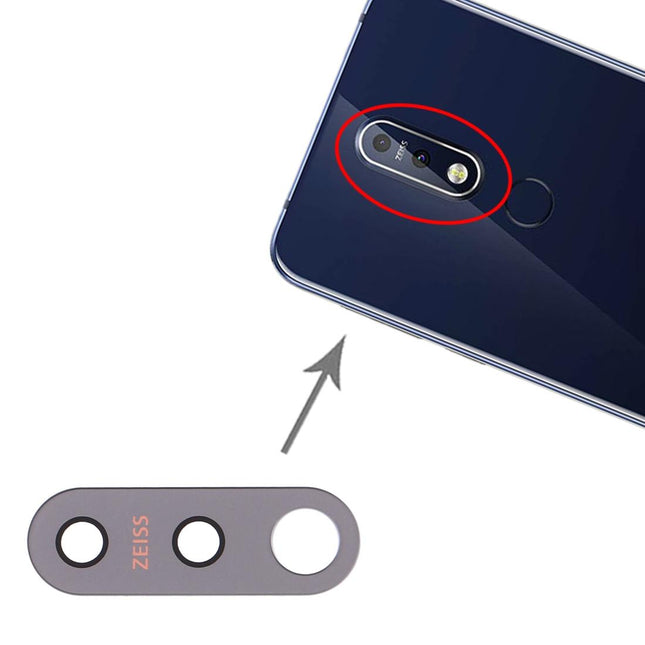 10-Piece Back Camera Lens For Nokia 7.1 - Compatible With Ta 1085 / 1095 / 1096