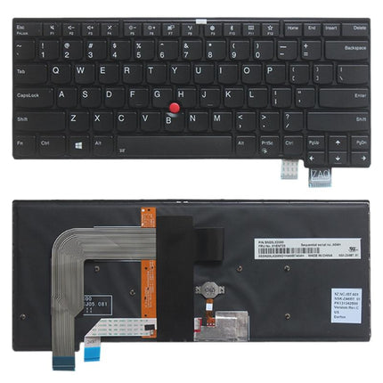 Backlit Us Keyboard For Lenovo Thinkpad T460S / T470S