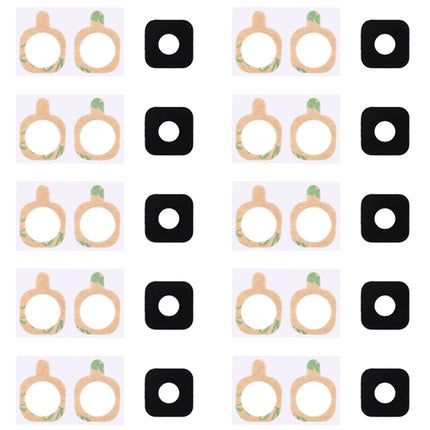 10-Pack Back Camera Lens Cover For Galaxy S6 Active With Sticker