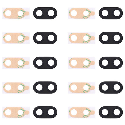 10-Pack Back Camera Lens Cover With Sticker For C710 - Black