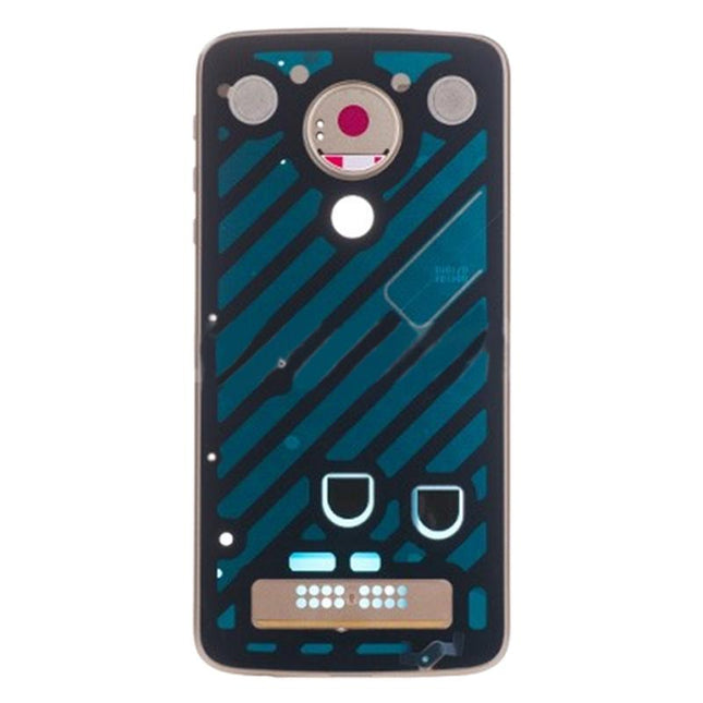 Gold Middle Frame Bezel Plate For Motorola Moto Z Play Xt1635
