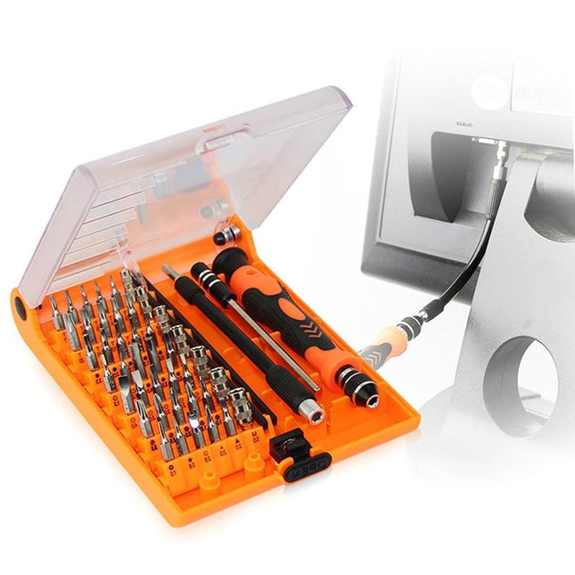 45-Piece Interchangeable Magnetic Precision Screwdriver Set