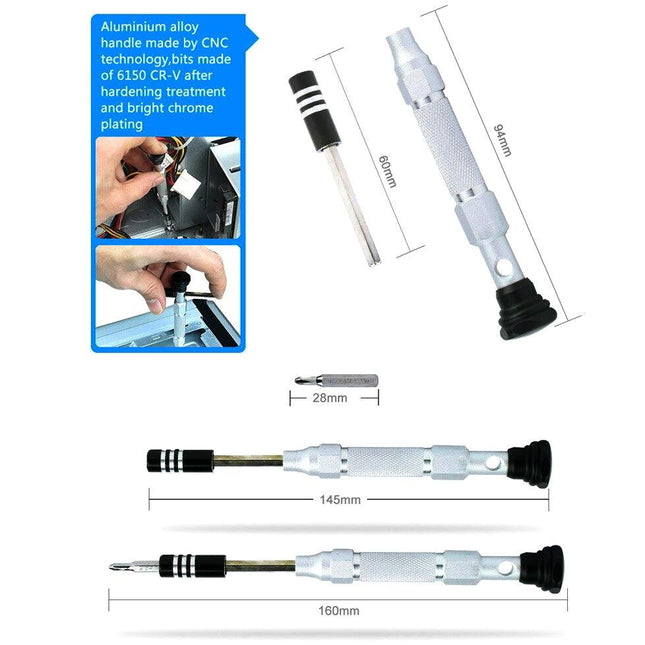38-Piece Precision Screwdriver Set For Repair And Hand Tools