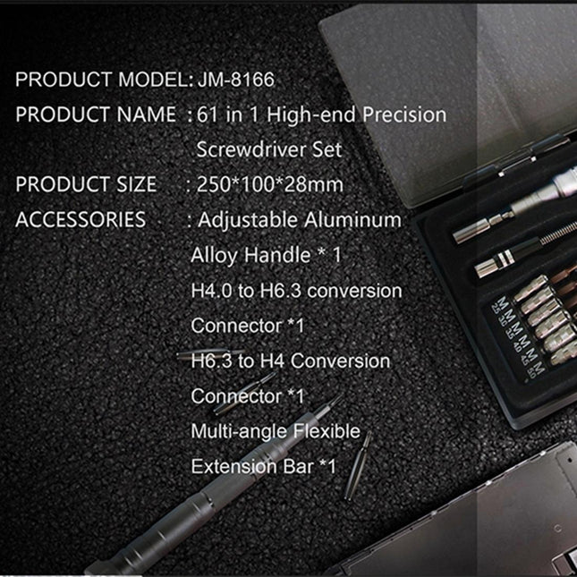 61-Piece Screwdriver Repair Kit - Hand Tools Set