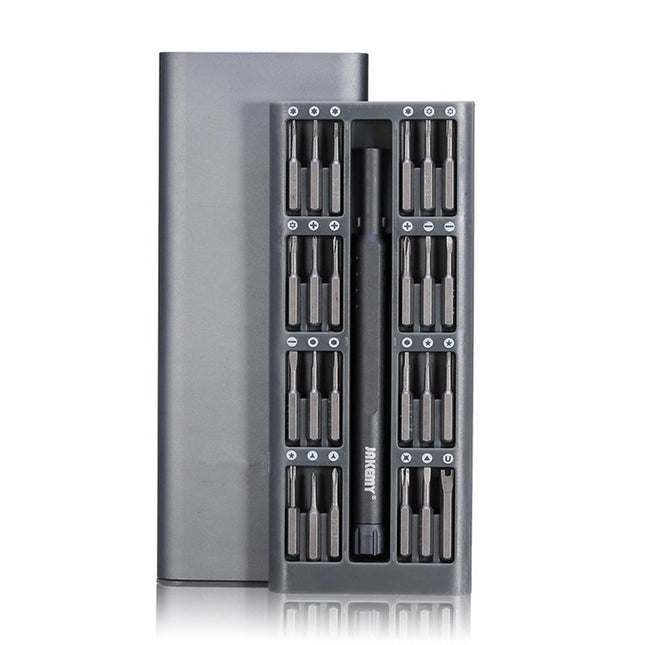 24-Piece Precision Magnetic Screwdriver Kit With Deep Hole Bits