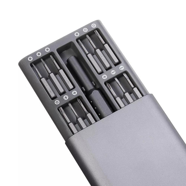 24-Piece Precision Magnetic Screwdriver Kit With Deep Hole Bits