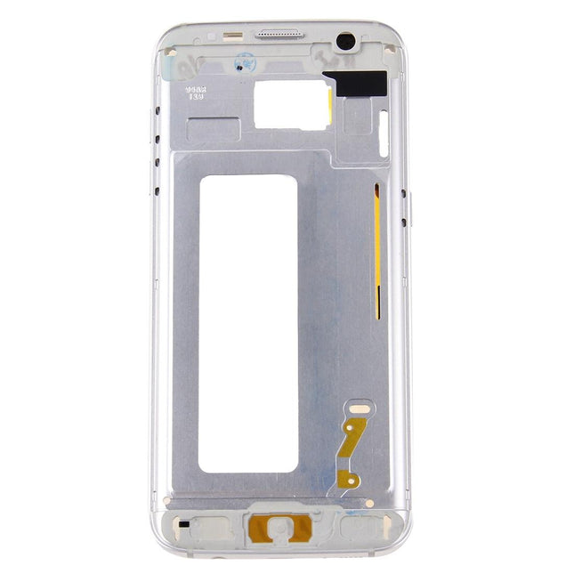 Silver Front Housing Lcd Frame Bezel For Galaxy S7 Edge