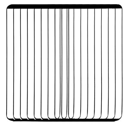 10-Pack Front Housing Adhesive For Samsung Galaxy A9 Star / A605 - Black