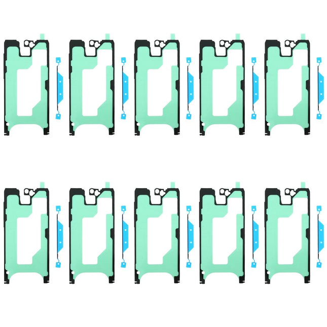 10-Pack Front Housing Adhesive For Samsung Note10 - Clear
