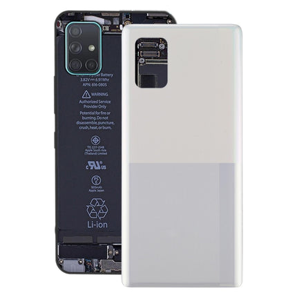 Samsung A716 Battery Cover - Black