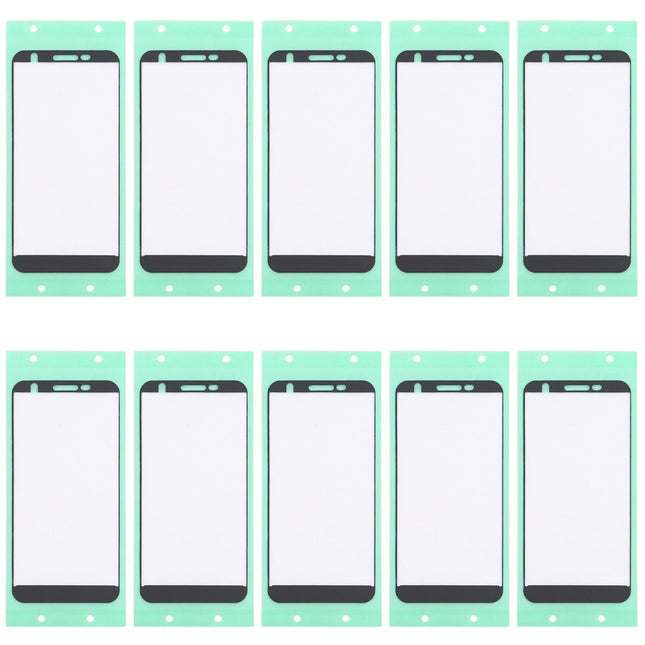 10-Piece Front Housing Adhesive For Samsung A260 - Clear