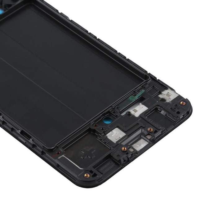 Samsung A50 Front Housing Lcd Frame - Black