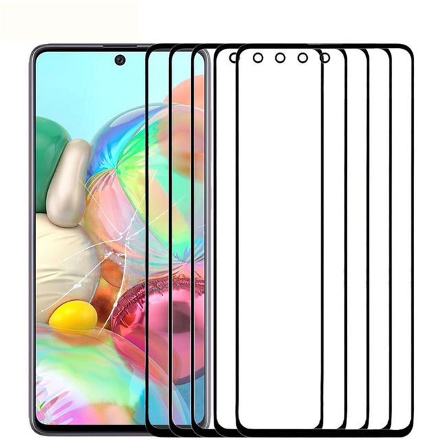 10-Pack Outer Glass Lens For Samsung Galaxy A71 - Front Screen
