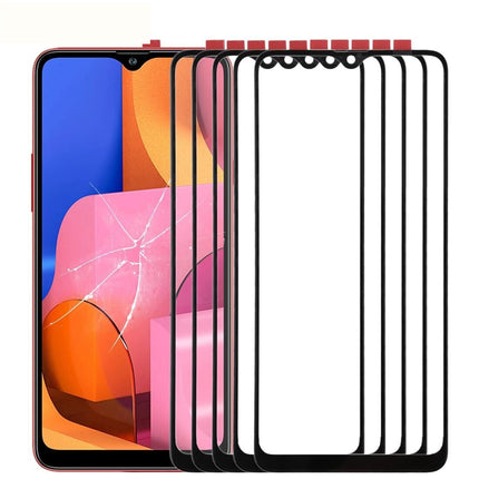 10-Pack Outer Glass Lens For Samsung Galaxy A20S - Front Screen
