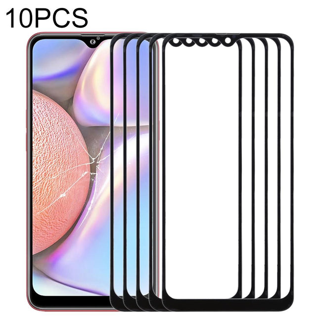 10-Pack Outer Glass Lens For Samsung Galaxy A10S - Front Screen